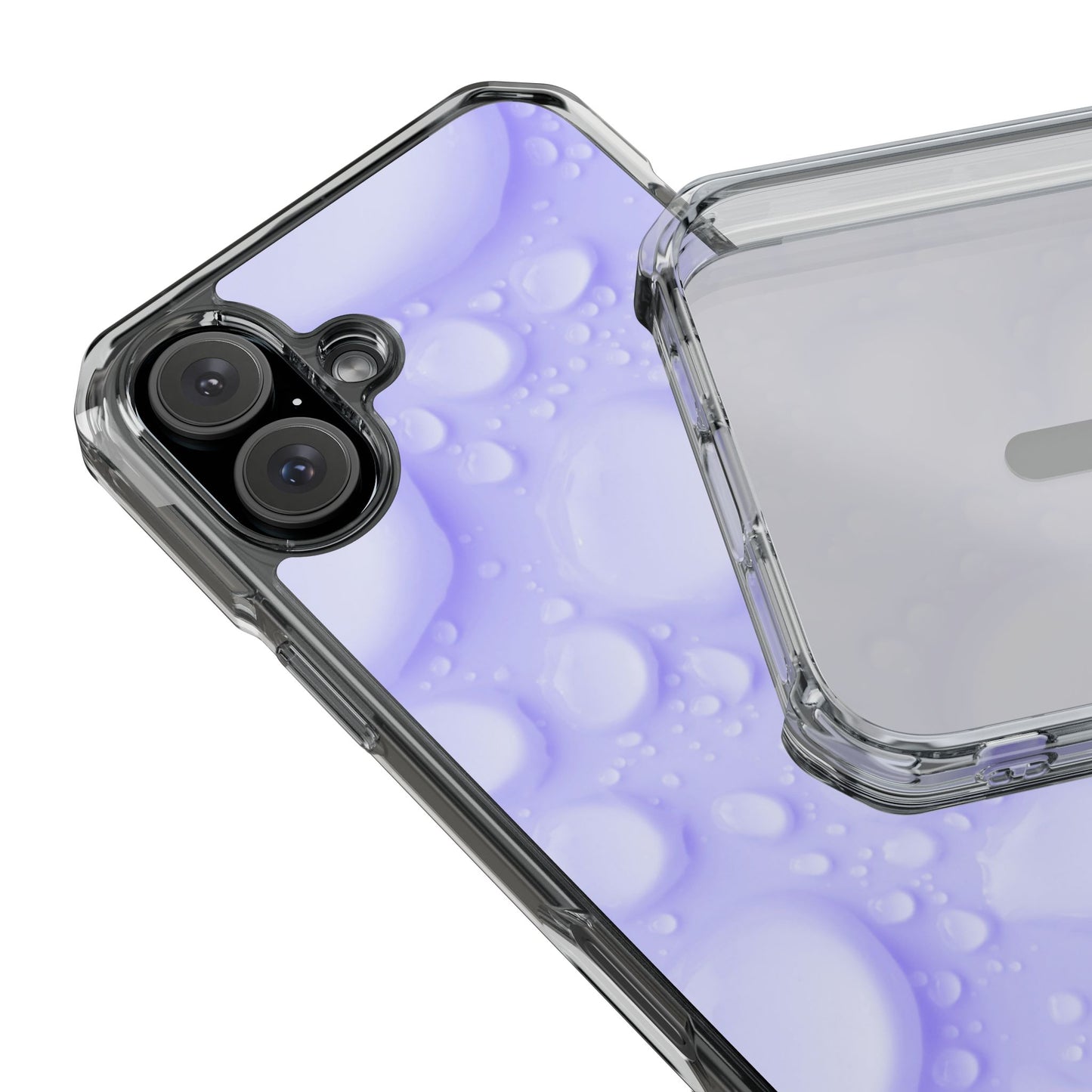 Clear Magnetic Phone Case – Lilac Dew