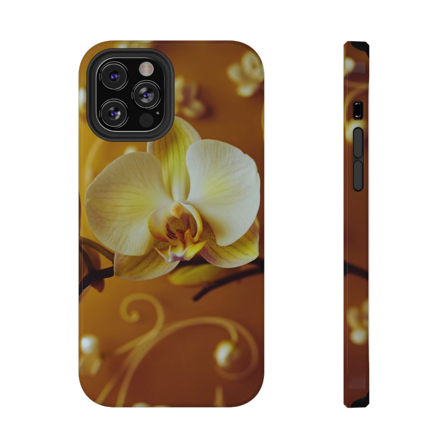 Protective Phone Case – Amber Orchid