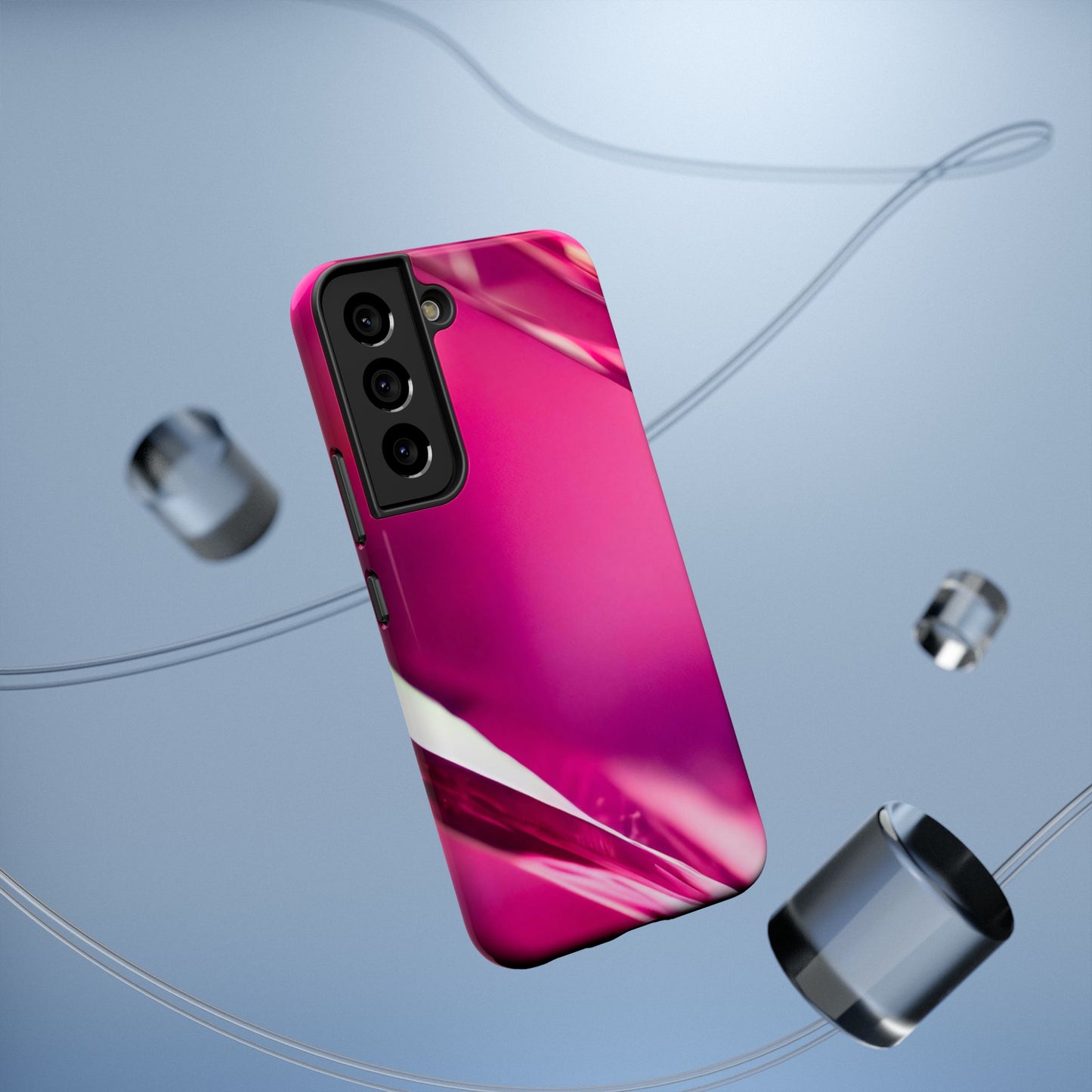Impact-Resistant Phone Case – Magenta Motion