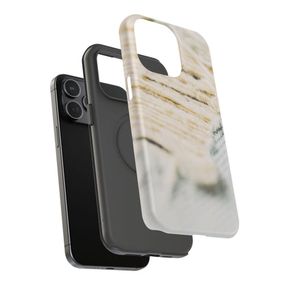Impact-Resistant Phone Case – Woven Warmth