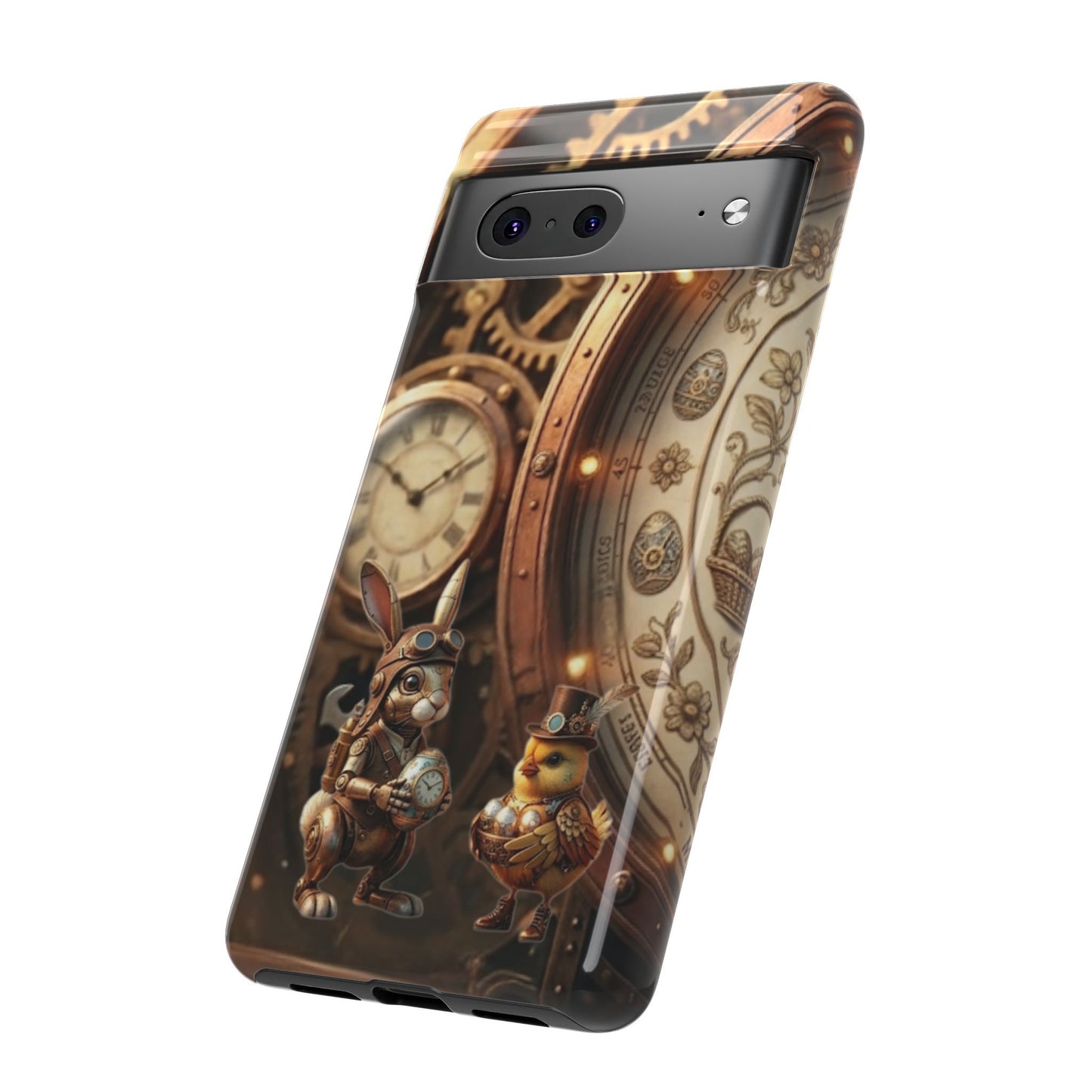 Protective Phone Case – Clockwork Cottontail