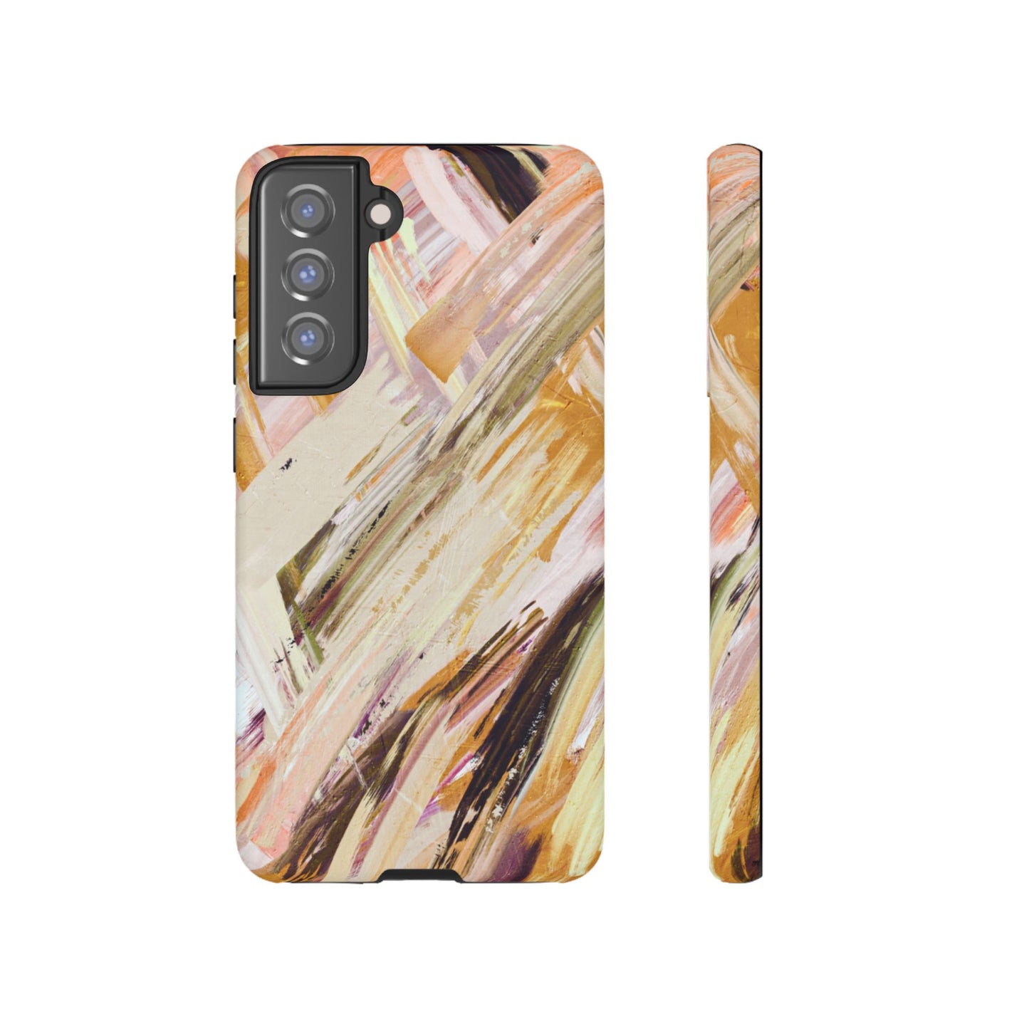 Protective Phone Case – Brush & Bronze