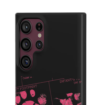 Snap Phone Case – Mom’s Little Pink Footprints