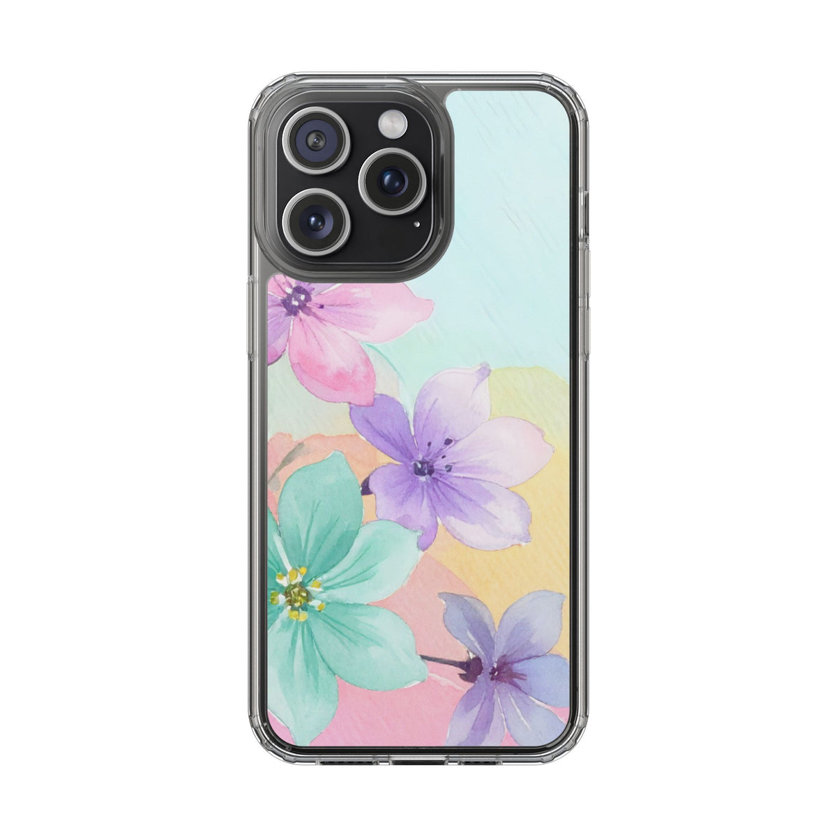 Clear Phone Case – Water Petal