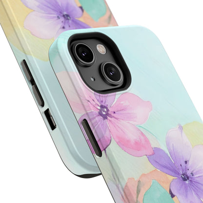 Impact-Resistant Phone Case – Water Petal