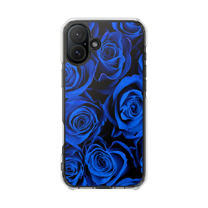Clear Magnetic Phone Case – Midnight Bloom