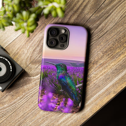 Protective Phone Case – Hummingbird Reverie