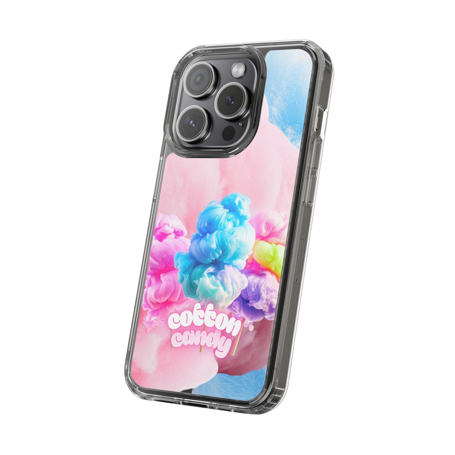 Clear Phone Case – Cotton Candy Dream