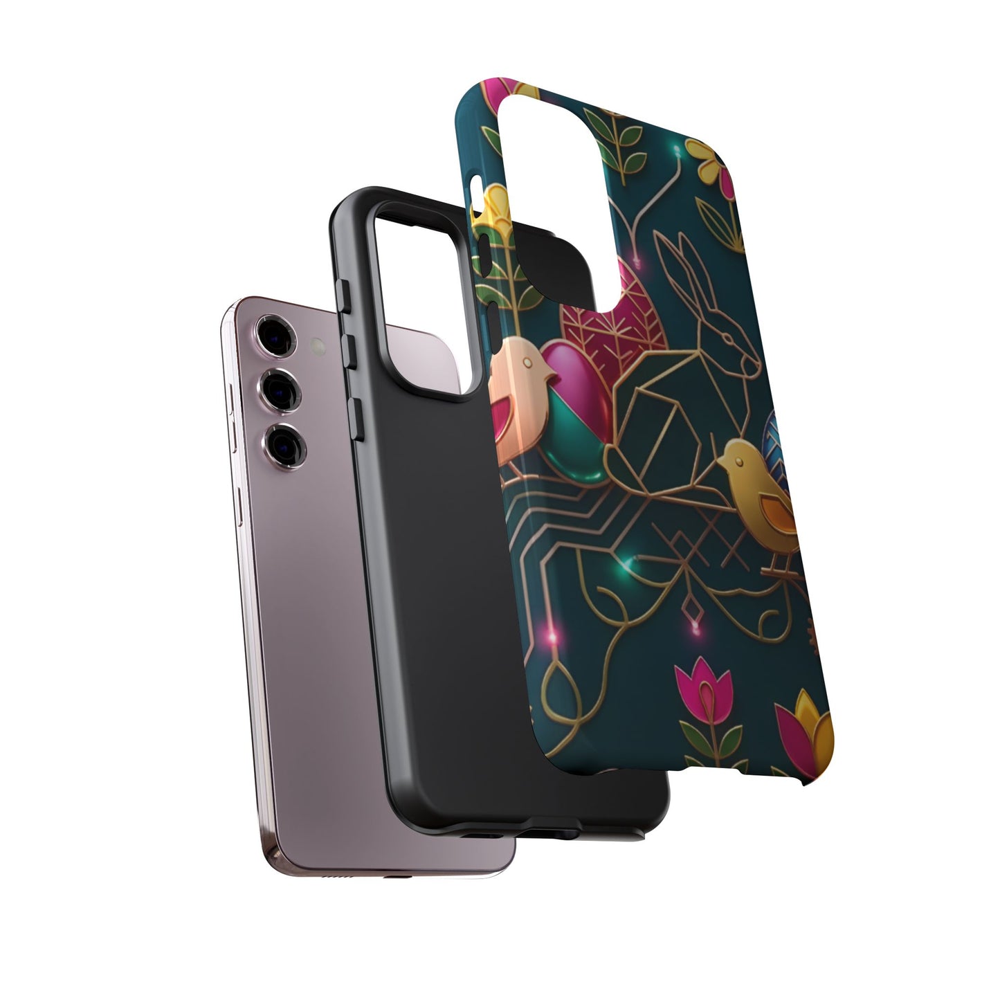 Protective Phone Case – Jeweled Garden