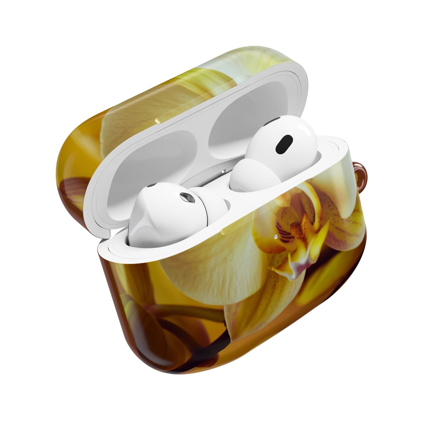 Earbud Case Cover – Amber Orchid