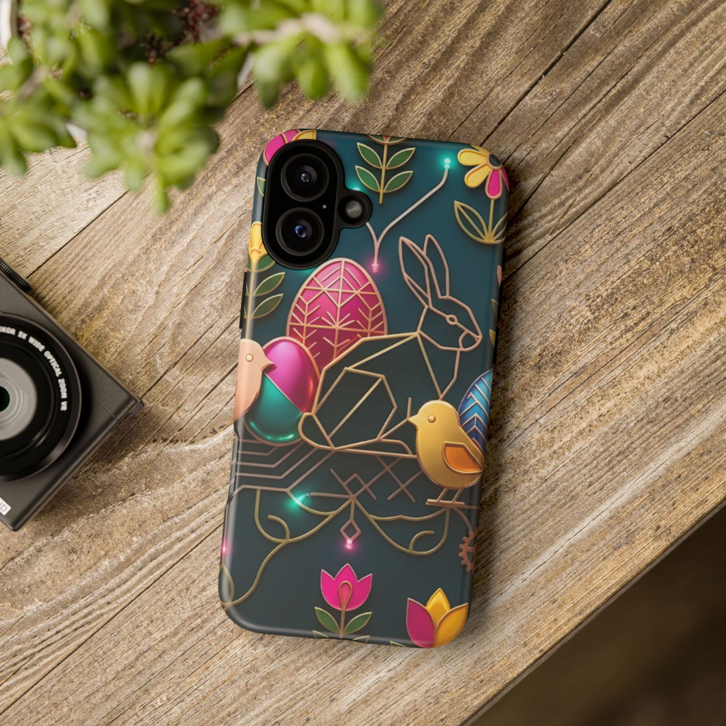 Protective Phone Case – Jeweled Garden