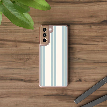 Clear Phone Case – Coastal Stripe