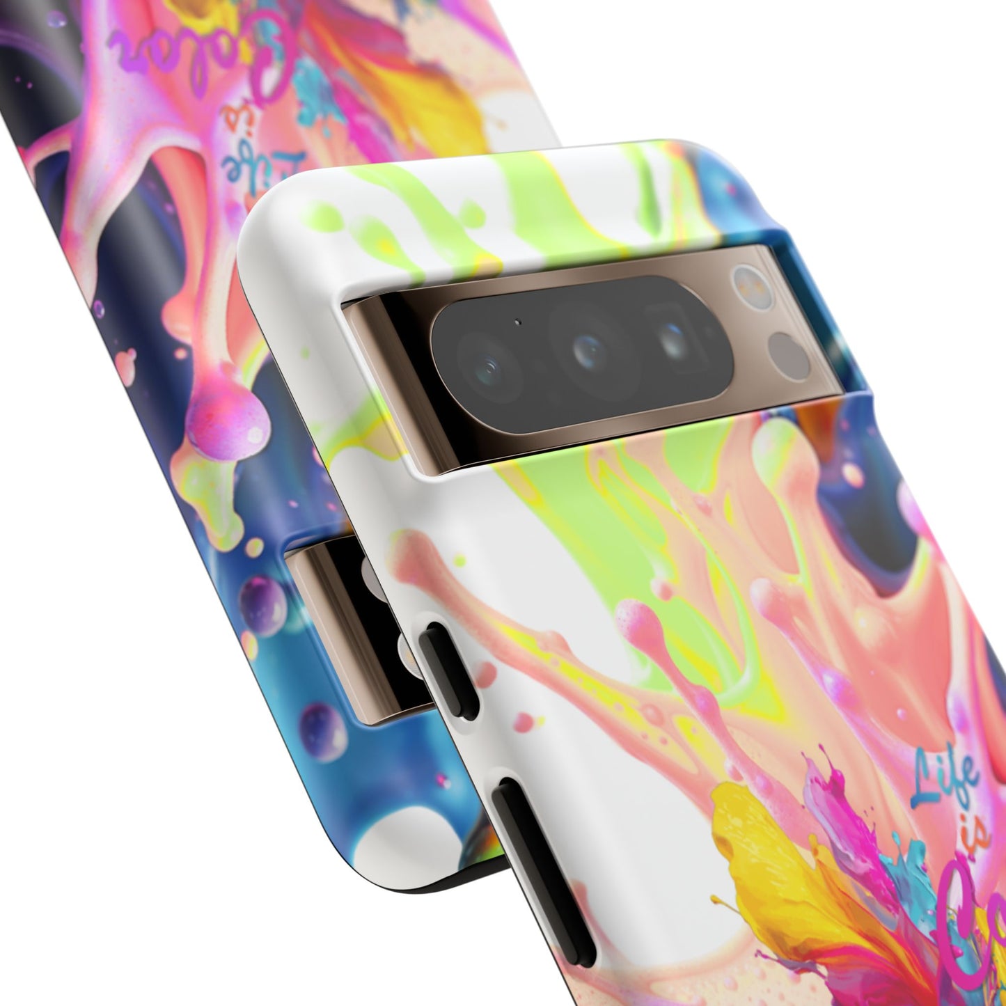 Color Splash Phone Case — “Life in Color” Protective Tough Case