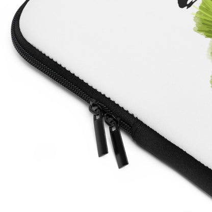 Zombie Cartoon Laptop Sleeve — Cute Spooky Graveyard Design