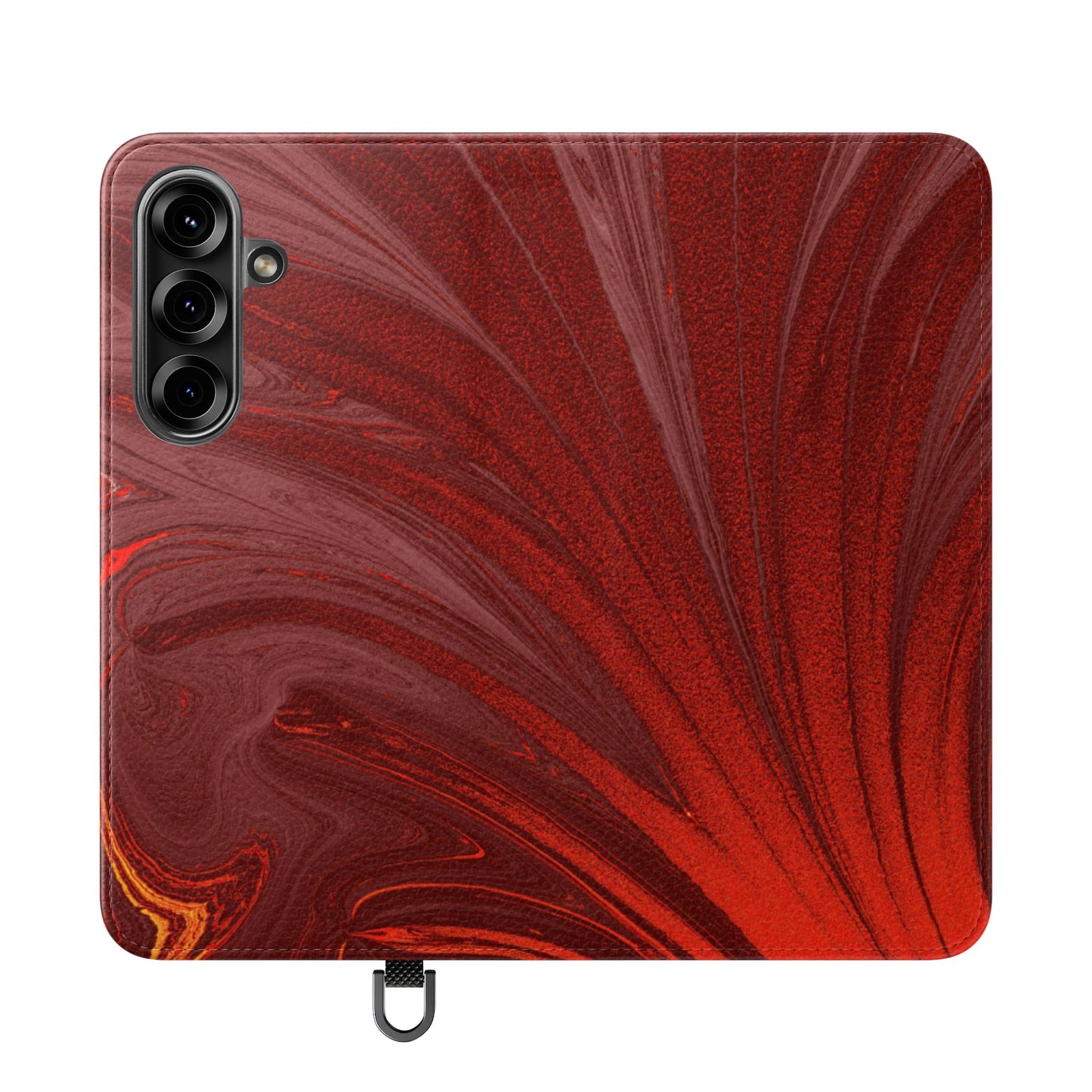 Flip Case – Crimson Current