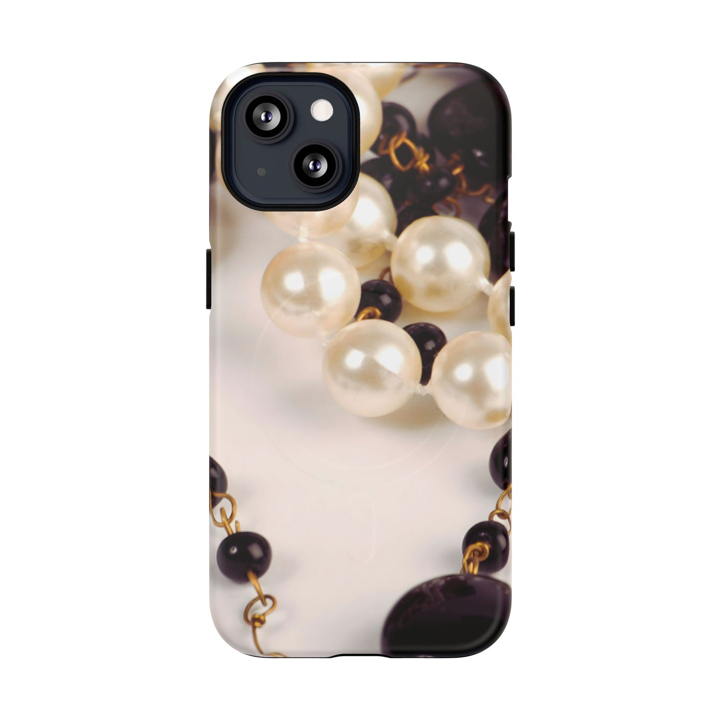 Protective Magnetic Phone Case – Noir Pearl