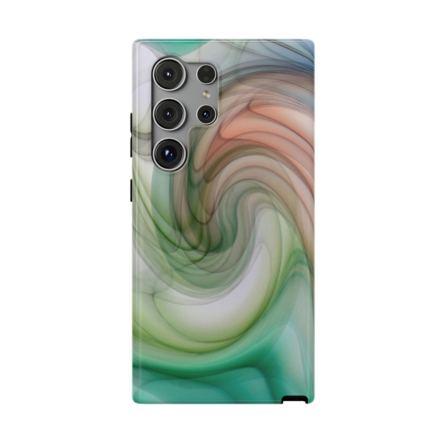 Impact-Resistant Phone Case – Marble Flow