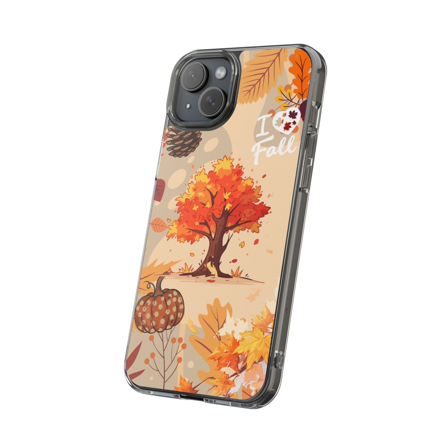 Clear Phone Case – Fall in Love