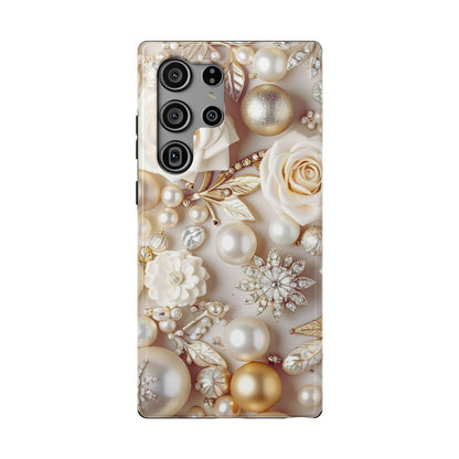 Impact-Resistant Phone Case – Ivory Opulence