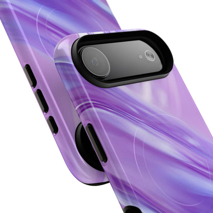 Protective Magnetic Phone Case – Lavender Wave