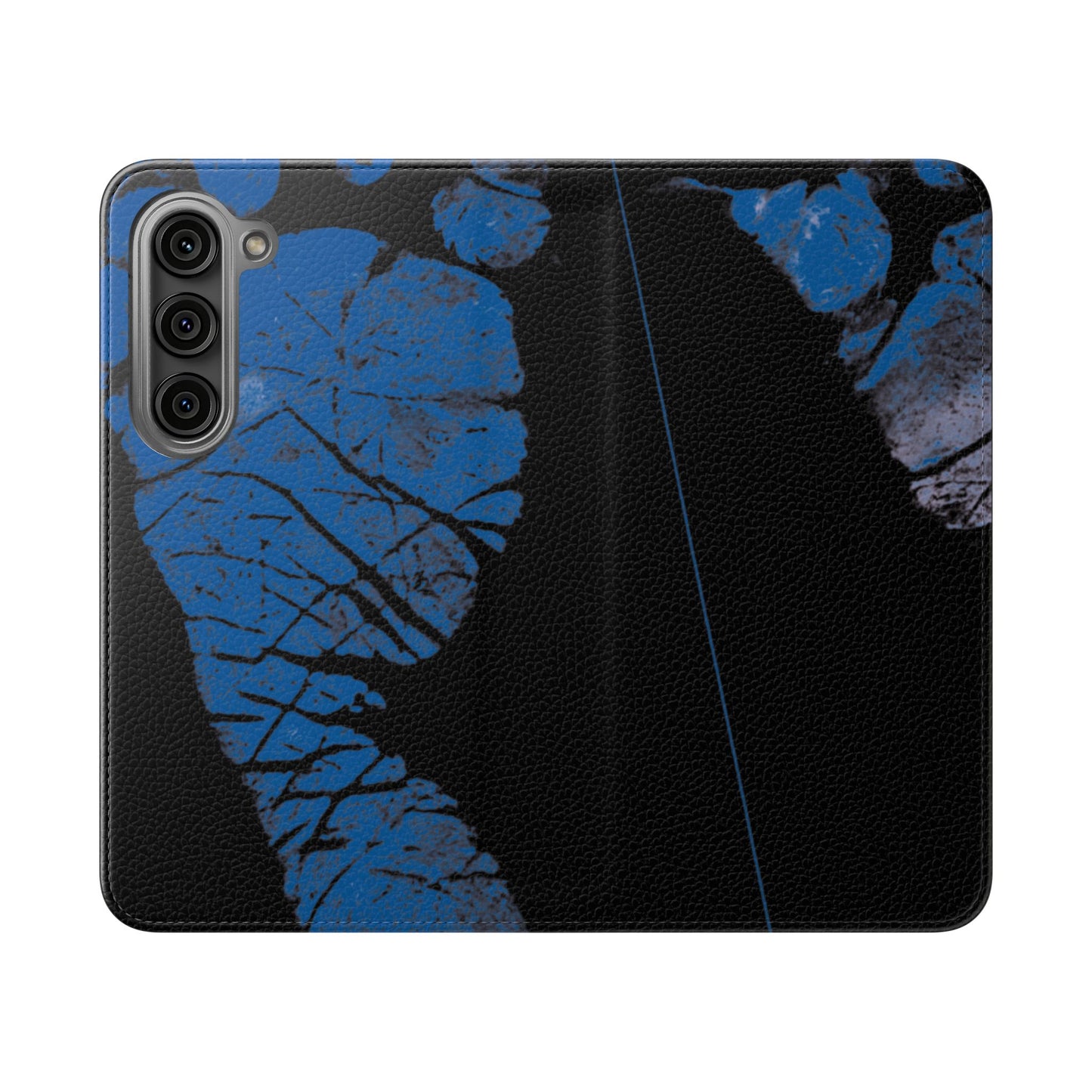 Flip Case – Mom’s Little Blue Footprints
