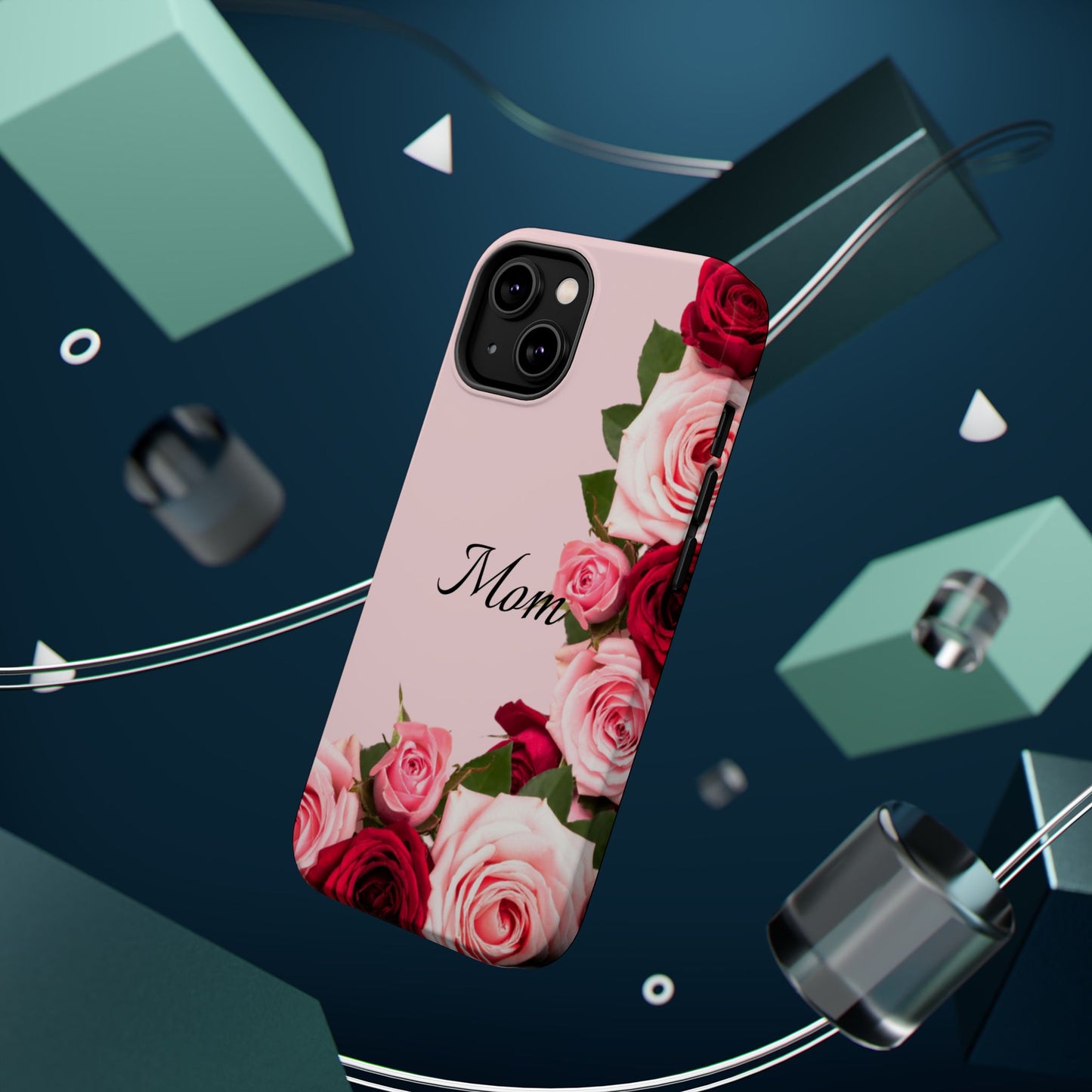 Wireless-Charging Compatible Case – Mom’s Rose Bouquet