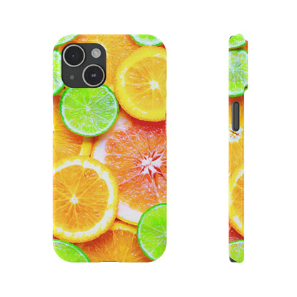 Slim Phone Case – Sunkissed Citrus