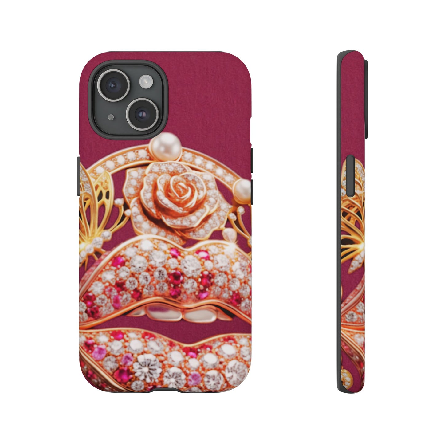 Protective Phone Case – Kiss of Gold