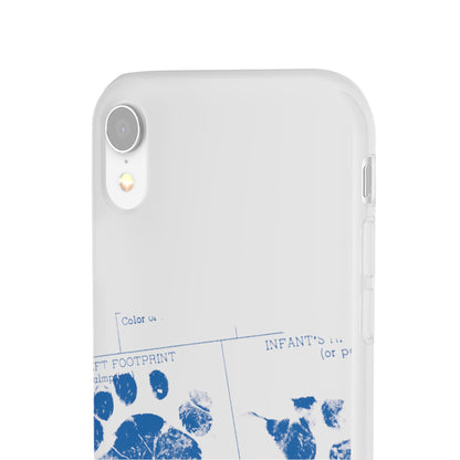 Flexi Case – Mom’s Little Blue Footprints