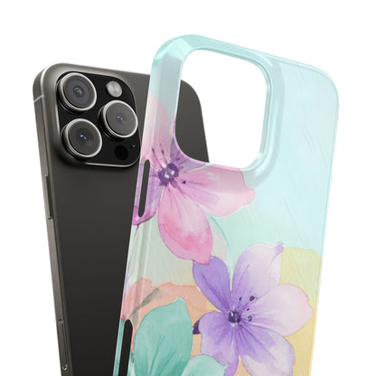 Slim Phone Case – Water Petal
