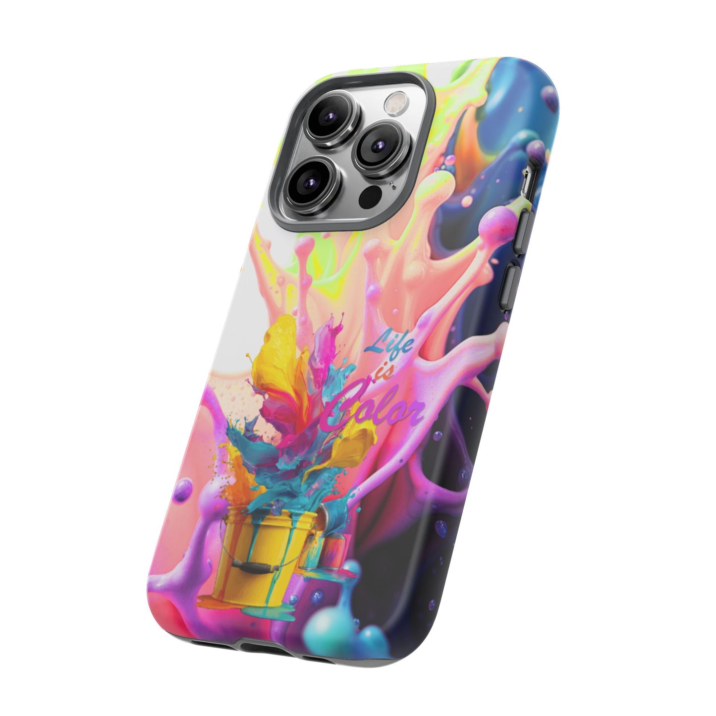 Color Splash Phone Case — “Life in Color” Protective Tough Case