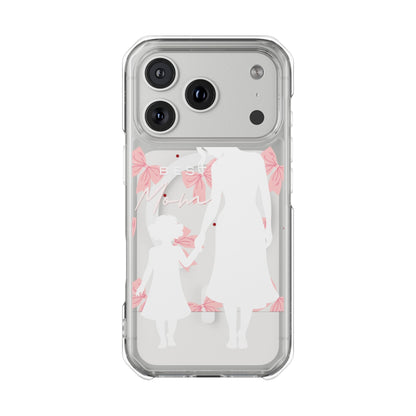 Clear Magnetic Phone Case – Best Mom: My Little Girl