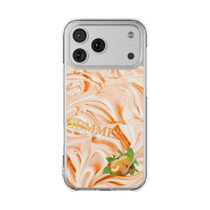 Clear Phone Case – Peach Sorbet