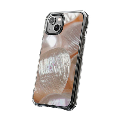 Clear Magnetic Phone Case – Blush Pearl