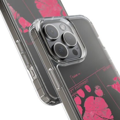 Clear Phone Case – Mom’s Little Pink Footprints