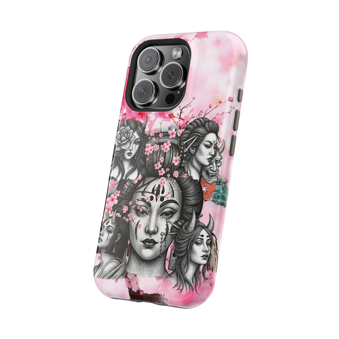 Wireless-Charging Compatible Case – Blossom & Thorn