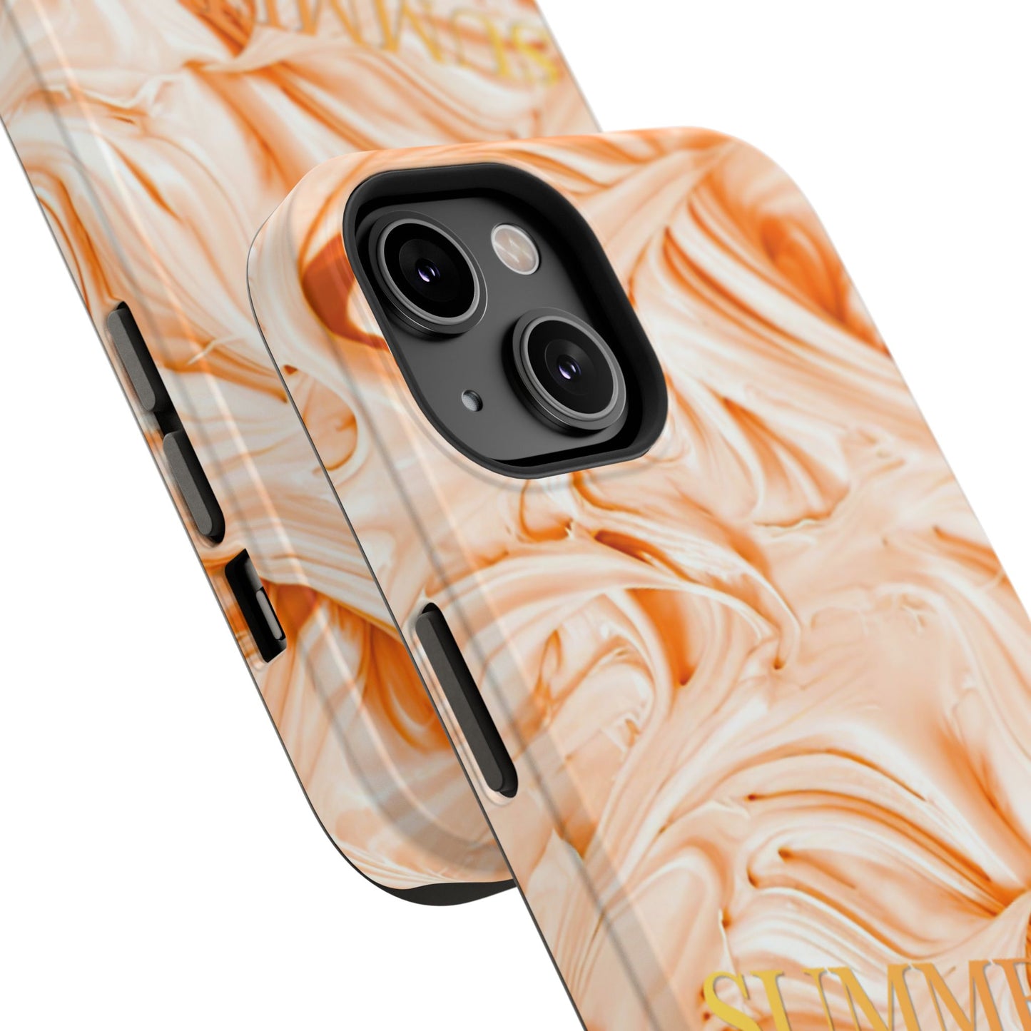 Impact-Resistant Phone Case – Peach Sorbet