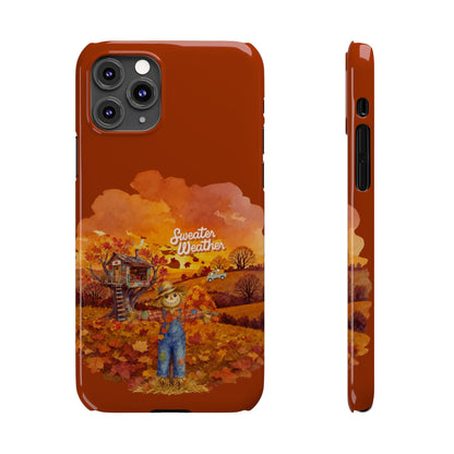 Slim Phone Case – Sweater Weather – Compatible with iPhone 11–17 Series