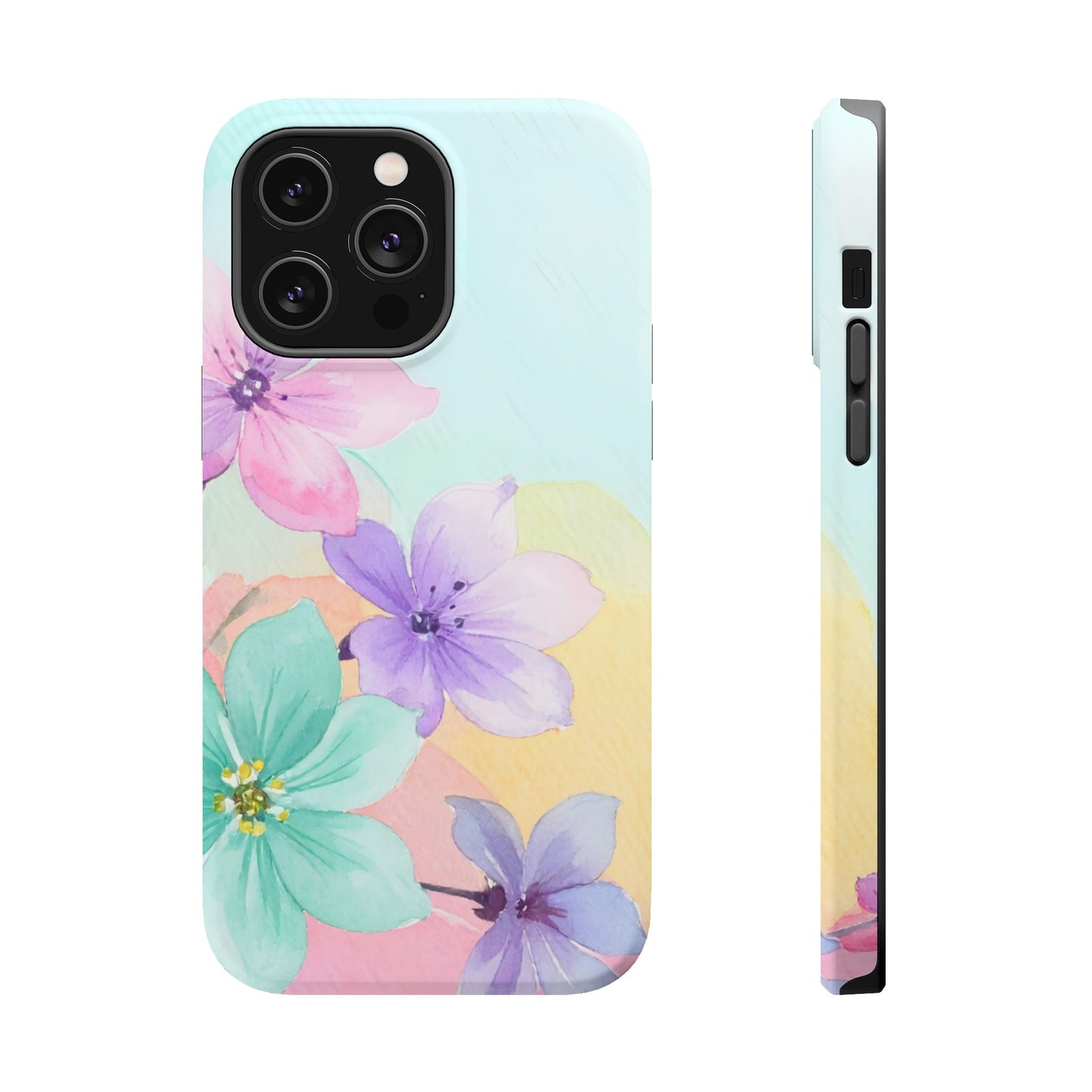 Wireless-Charging Compatible Case – Water Petal