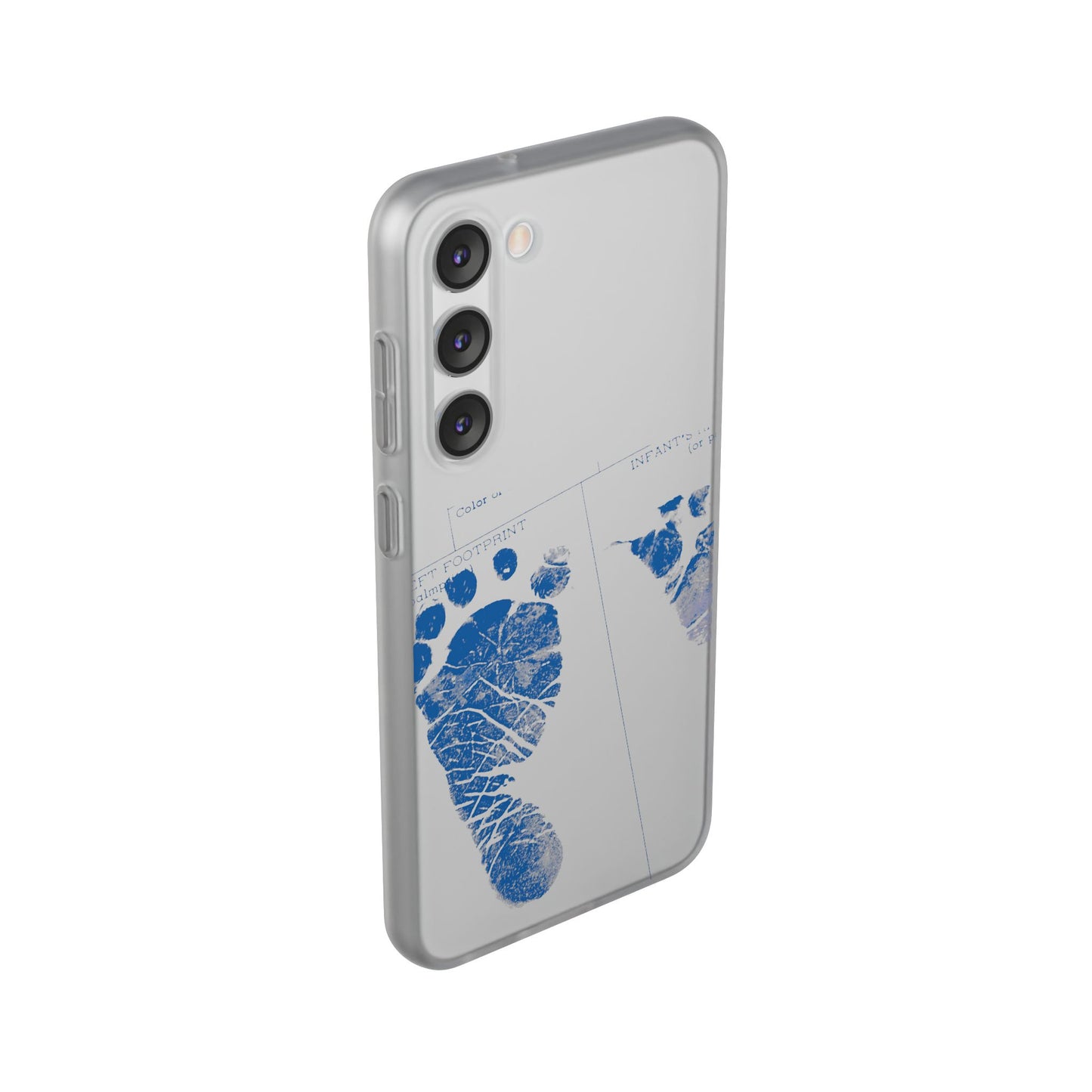 Flexi Case – Mom’s Little Blue Footprints