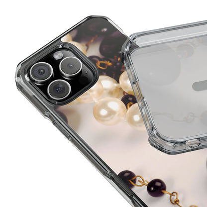 Clear Magnetic Phone Case – Noir Pearl