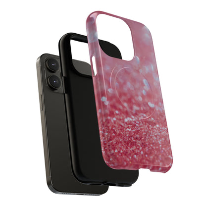 Protective Magnetic Phone Case – Rosé Sparkle