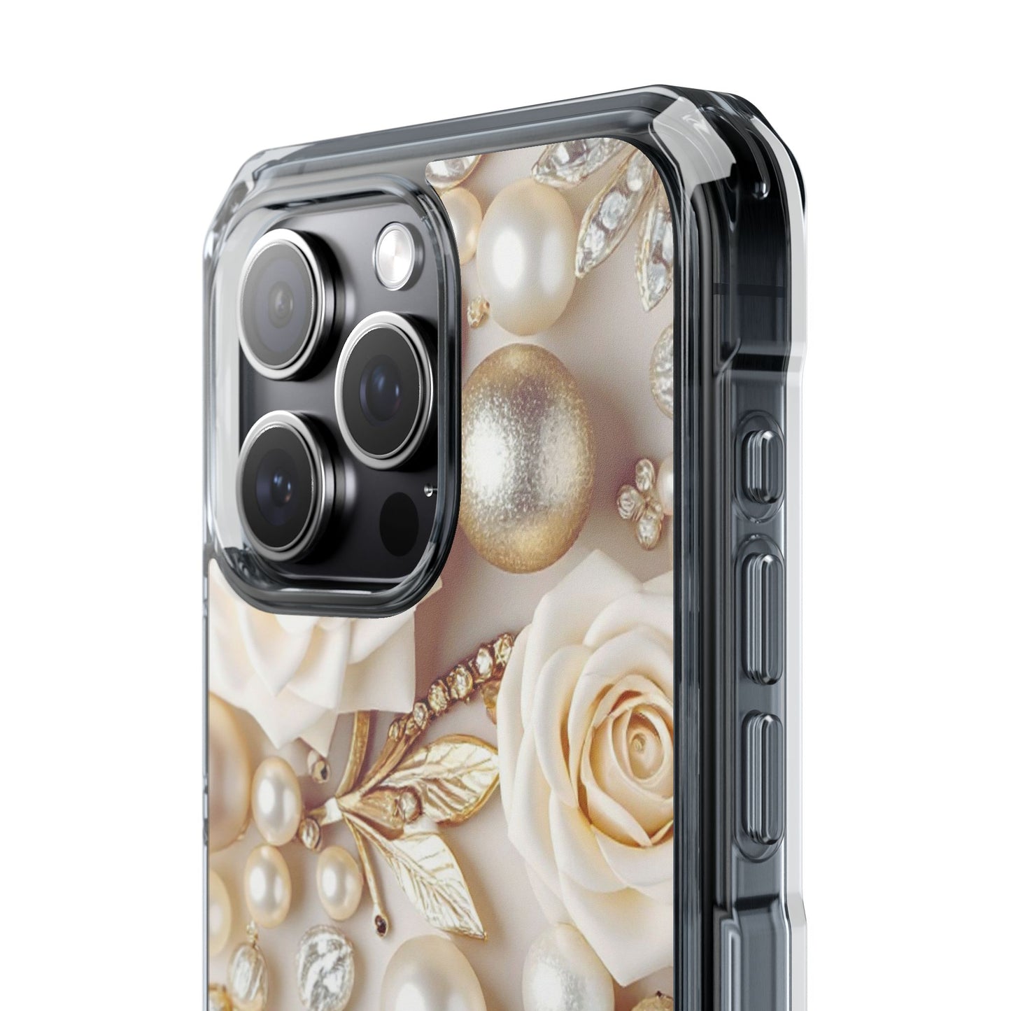Clear Magnetic Phone Case – Ivory Opulence
