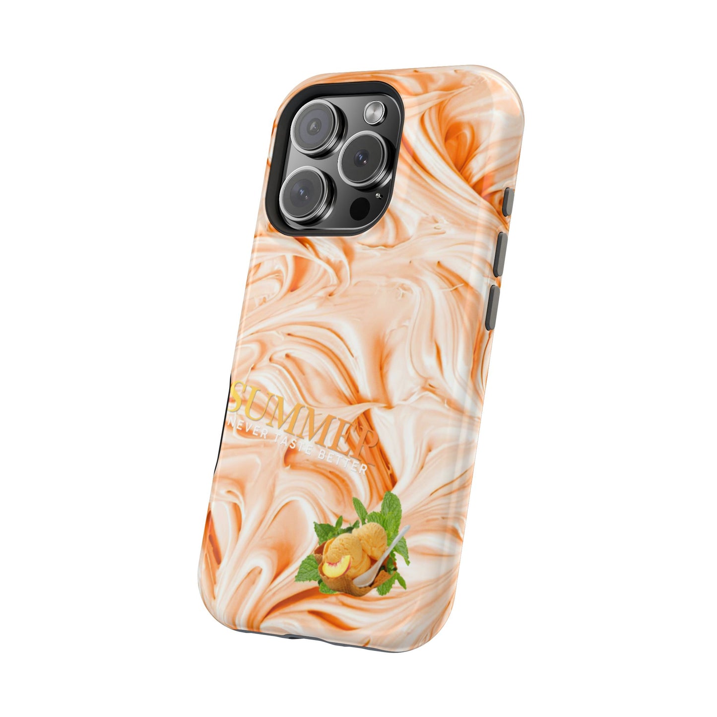 Wireless-Charging Compatible Case – Peach Sorbet