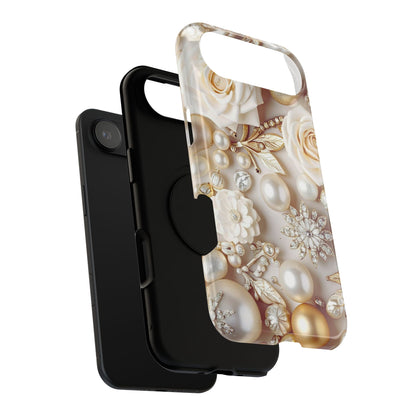 Impact-Resistant Phone Case – Ivory Opulence
