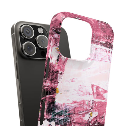 Slim Phone Case – Faded Cranberry – Compatible with iPhone 11–17 Series