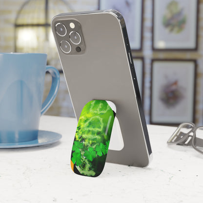 Phone Grip – Lucky Clover Smoke St. Patrick’s Day Design