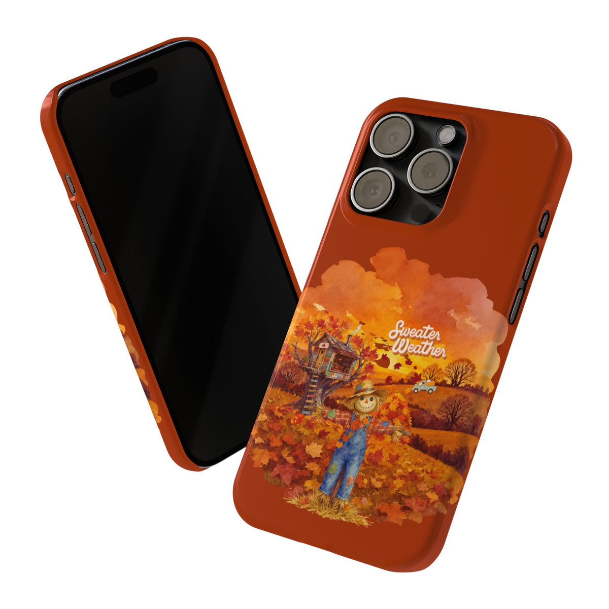 Slim Phone Case – Sweater Weather – Compatible with iPhone 11–17 Series
