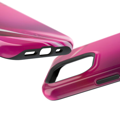 Impact-Resistant Phone Case – Magenta Motion