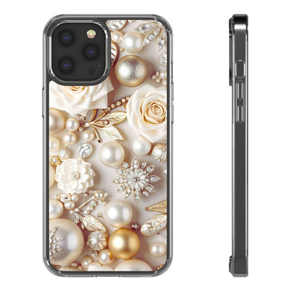 Clear Phone Case – Ivory Opulence